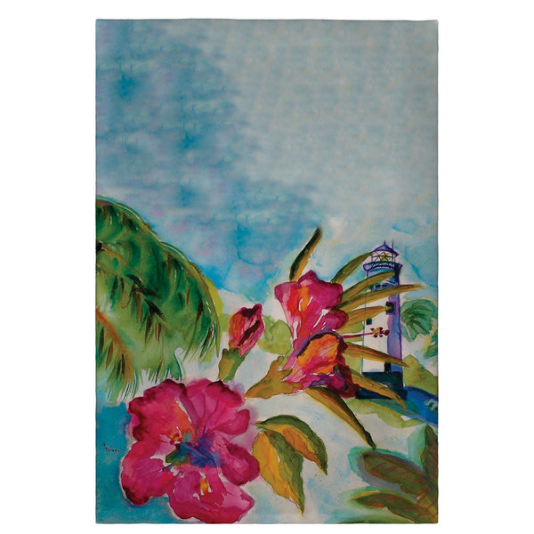 Lighthouse and Florals Guest Towel