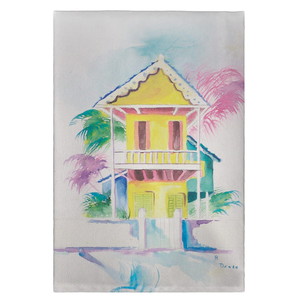 W. Palm Hut Yellow Guest Towel