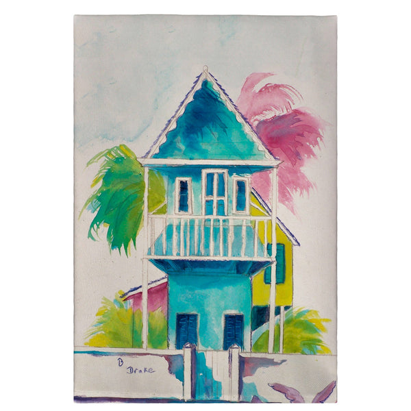 W. Palm Hut Blue Guest Towel