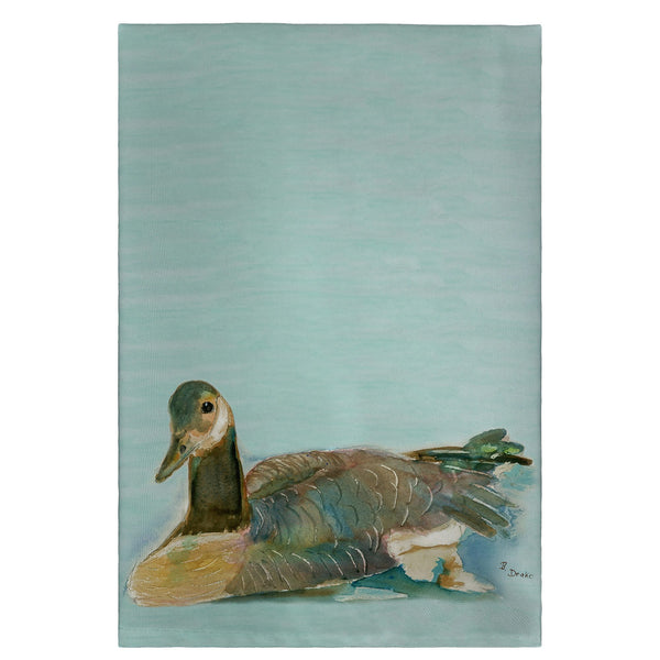 Goose on Teal Guest Towel