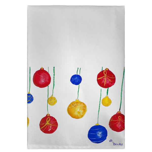 Christmas Ornaments Guest Towel