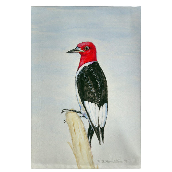 Redheaded Woodpecker Guest Towel