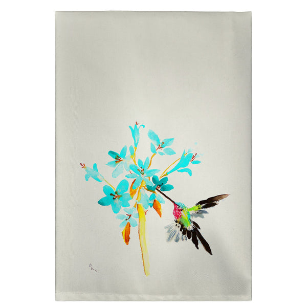 Blue Hummingbird Guest Towel