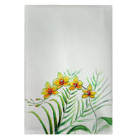 Yellow Orchids Guest Towel