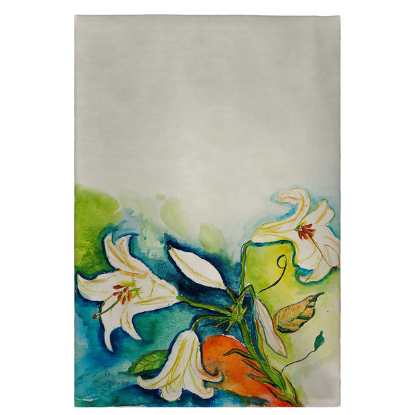 White Lily  Guest Towel
