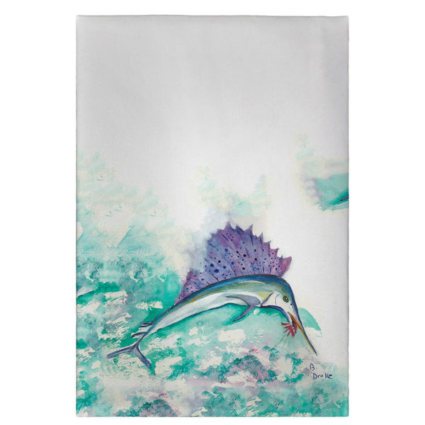 Betsy's Sailfish Guest Towel