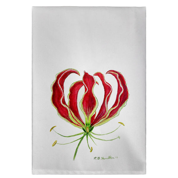 Red Lily Guest Towel