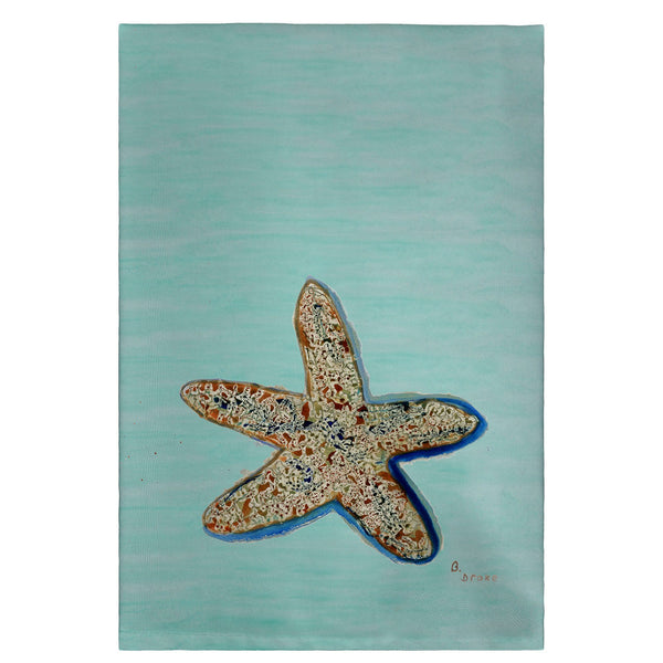Starfish - Teal Guest Towel