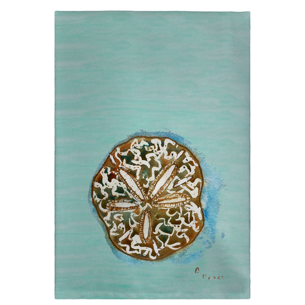 Sand Dollar - Teal Guest Towel