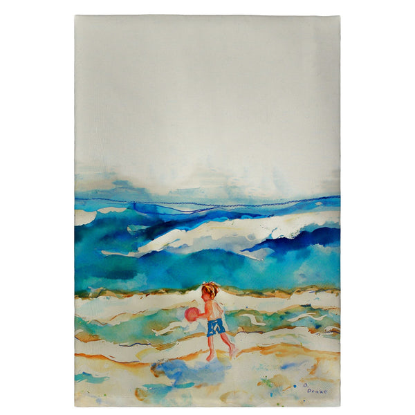 Boy and Ball Guest Towel
