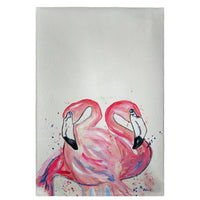 Betsy's Flamingos Guest Towel