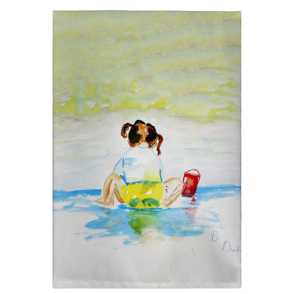 Pigtails Playing Guest Towel