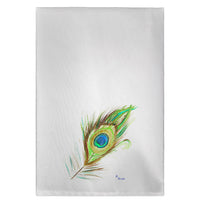 Peacock Feather Guest Towel