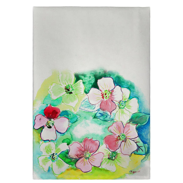Flower Wreath Guest Towel