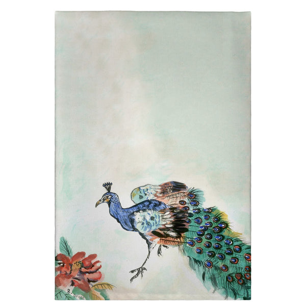 Betsy's Peacock Guest Towel