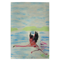 Running Flamingo Guest Towel