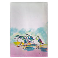 Pink Sanderlings Guest Towel