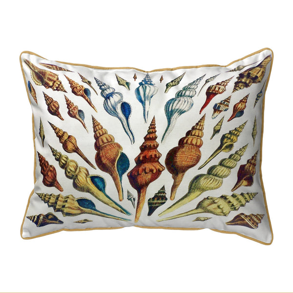 Multi Shells Antique Indoor/Outdoor Pillow
