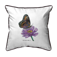 Red Spotted Purple Butterfly Indoor/Outdoor Pillow