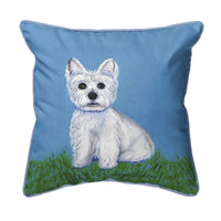 Westie Dog Indoor/Outdoor Pillow