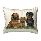Dachshunds Dogs Indoor/Outdoor Pillow