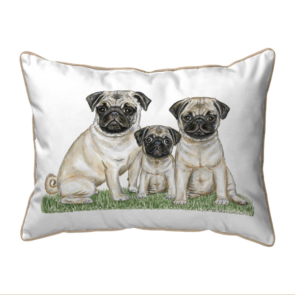 Pugs Dogs Indoor/Outdoor Pillow