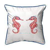 Seahorses Mirrored Indoor/Outdoor Pillow