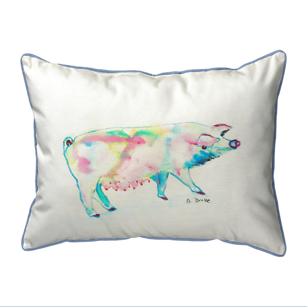 Pink Pig Indoor/Outdoor Pillow
