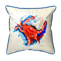 Betsy's Red Crab Corded Pillow