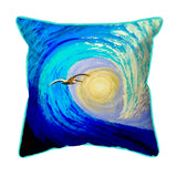 Palette Wave and Pelican Indoor/Outdoor Pillow