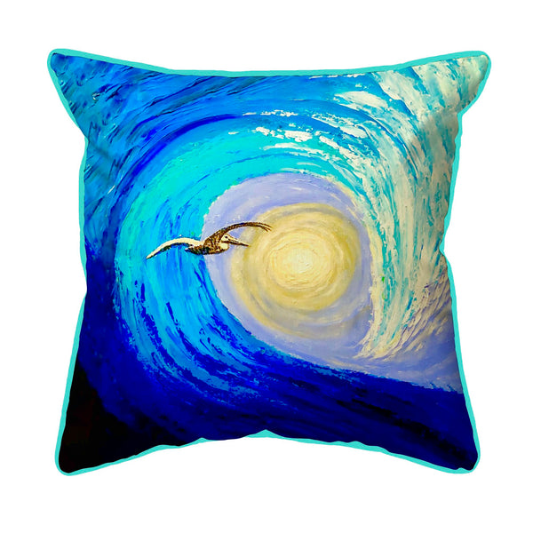 Palette Wave and Pelican Indoor/Outdoor Pillow