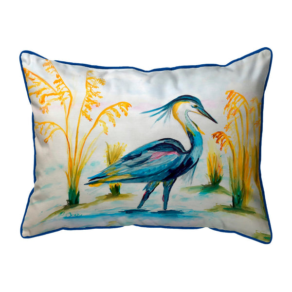 Stalking Blue Heron Indoor/Outdoor Pillow