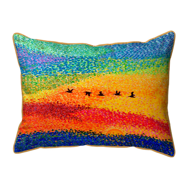 Pelican Sunset Corded Pillow