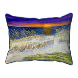 Sea Oates Moonrise II Corded Pillow