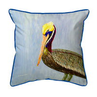 Pelican Portrait Corded Pillow