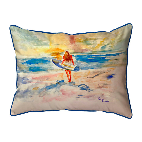 Surfer Girl Corded Pillow