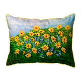 Many Sunflowers Corded Pillow