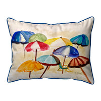 Many Umbrellas Corded Pillow