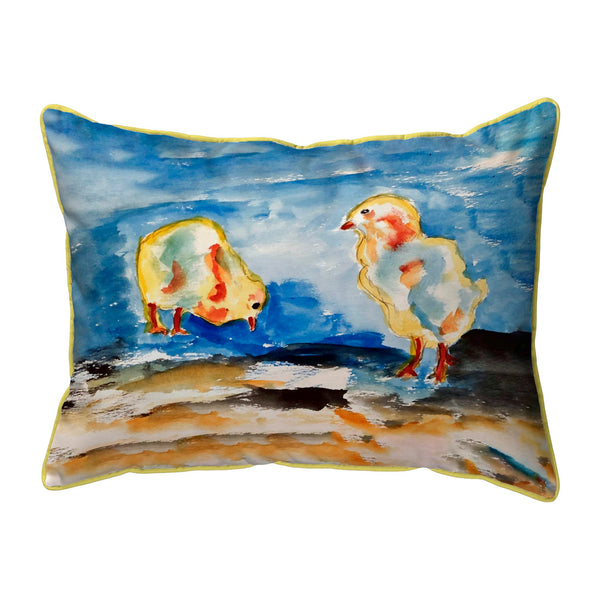 Two Chicks Corded Pillow