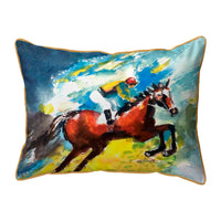 Horse Jumping Corded Pillow