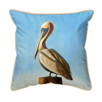 Pelican on Post Corded Pillow