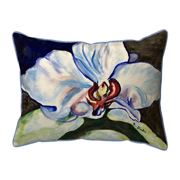 White Orchid Corded Pillow
