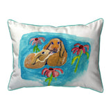 Two Rabbits Corded Pillow
