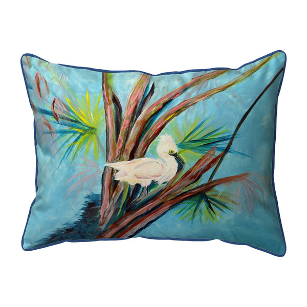 Roosting Egret Corded Pillow