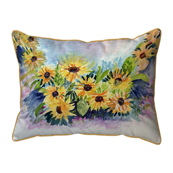 Betsy's Black Eyed Susans Corded Pillow