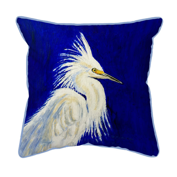 Egret Bad Hair Day Corded Pillow