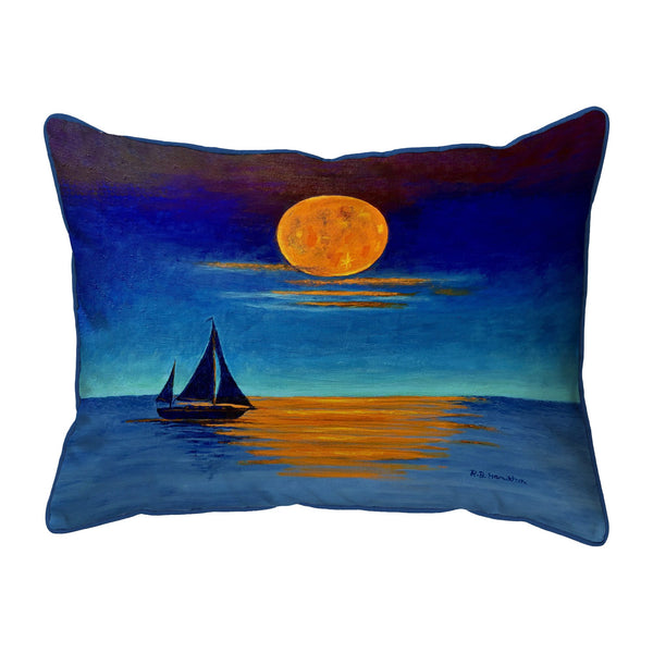 Moon Light Sailing Corded Pillow