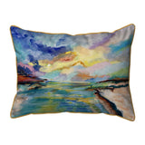 Marsh Sunset Corded Pillow