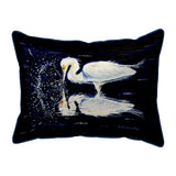 Egret Gouache Corded Pillow
