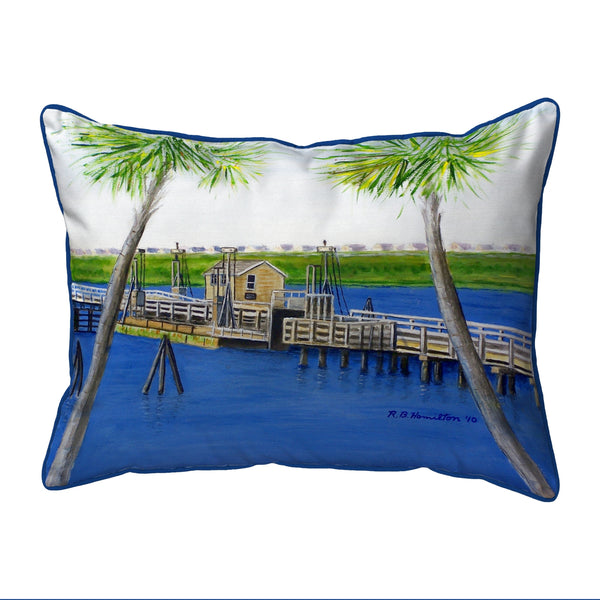 Sunset Beach, NC Bridge Indoor/Outdoor Pillow